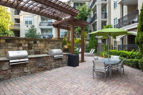 Outdoor Grilling Stations and outdoor seating